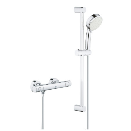 Termostatiskais maisītājs ar dušas statīvu GROHE Grohtherm Cosmopolitan 800, 34768000