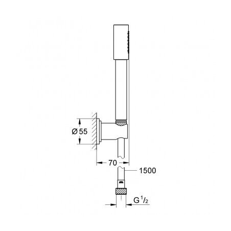 GROHE Sena Stick shower set, 28348000