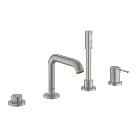 4 daļu maisītāja vannas komplekti GROHE Essence New, supersteel, 19578DC1