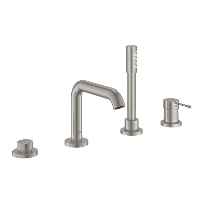 4 daļu maisītāja vannas komplekti GROHE Essence New, supersteel, 19578DC1