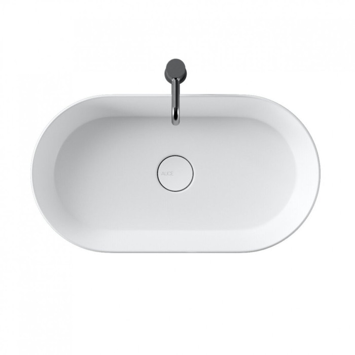 Uzstādāms uz galda izlietne ALICE CERAMICA Lavabo Spy Oval 65x35 (Dažādu krāsu izvēle)