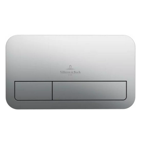 Villeroy & Boch water drainage plate in brushed chrome, 92249069