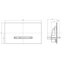 Ūdens nolaiduma plāksne VILLEROY & BOCH balta, 92216168