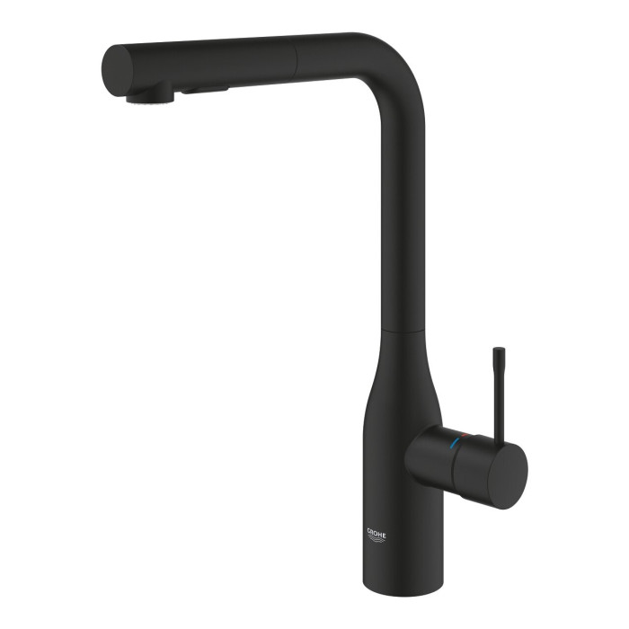 Смеситель для кухни (раковины) с выдвижным шлангом GROHE Essence, 30504KF0