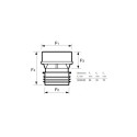 WAVIN Mini Vent 32-50 Vacuum Valve, 4065751
