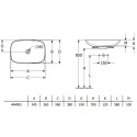 Умывальник устанавливаемый VILLEROY & BOCH Loop & Friends 560x380, 4A4901S5