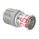 Savienojums metāla UPONOR S-Press PLUS 25 x 1"" ārējais