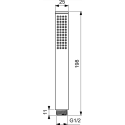 Dušgalva metāla IDEAL STANDARD 1 funkcija, BC774AA