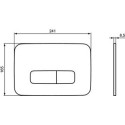 Ūdens nolaiduma plāksne IDEAL STANDARD Oleas M3, R0459A2
