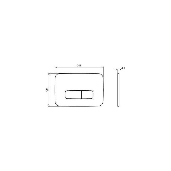 Сливная пластина IDEAL STANDARD Oleas M3, R0459A2