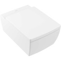 Pakabināms WC pods VILLEROY & BOCH Memento 2.0 DirectFlush ar biezu lēni aizveramu vāku, ar Ceramic Plus pārklājumu