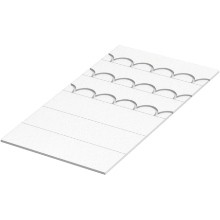 Universāla montāžas plāksne bez alumīnija reflektora TECEfloor 16 mm, 77520002