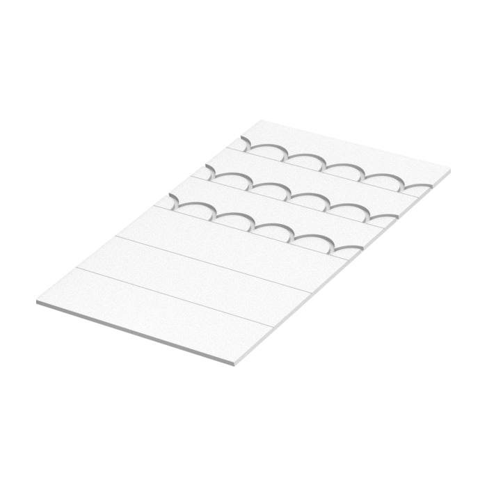 Universāla montāžas plāksne bez alumīnija reflektora TECEfloor 16 mm, 77520002