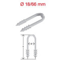 UPONOR 66 mm pins for the plate (200 pcs)