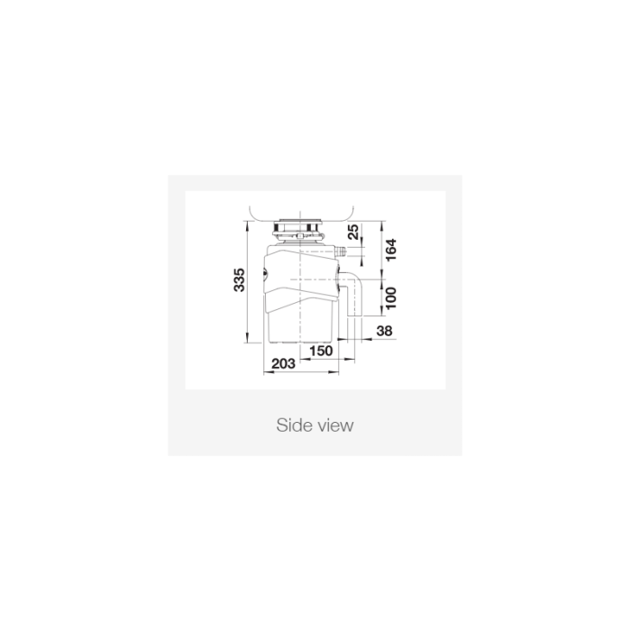 Food waste disposer BLANCO FWD Max 526648