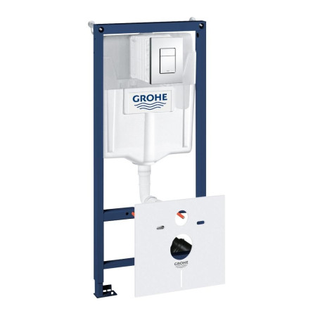 Potinkamais tualeta rāmis GROHE Rapid SL 5 in 1 + piekārtais tualets LAUFEN Pro Rimless ar SLIM Slowclose vāku