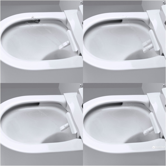 The built-in WC frame (5 in 1) is a smart wall-mounted toilet GROHE Sensia Arena Rimless with bidet.