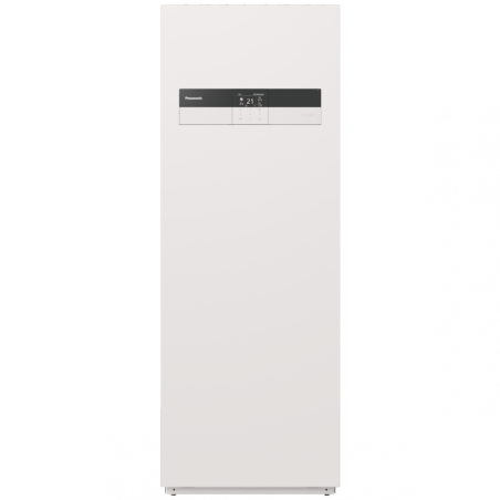 The latest generation air-water heat pump 5 kW PANASONIC Aquarea with an integrated 185 l boiler, single-phase.