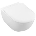 Potinkinis tualeta rāmis GROHE Rapid SL 5 in 1 + piekārtais tualets VILLEROY & BOCH Subway 2.0 Direct Flush WC ar SlimSeat dan