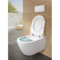 Подводной рама унитаза GROHE Rapid SL 5 в 1 + подвесной унитаз VILLEROY & BOCH Subway 2.0 Direct Flush WC с SlimSeat dan