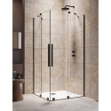 Shower cabin RADAWAY Furo Black KDD (Choice of various dimensions)