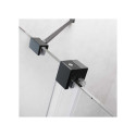Shower cabin RADAWAY Furo Black KDD (Choice of various dimensions)