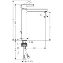 HANSGROHE Metris S basin mixer, 31022000