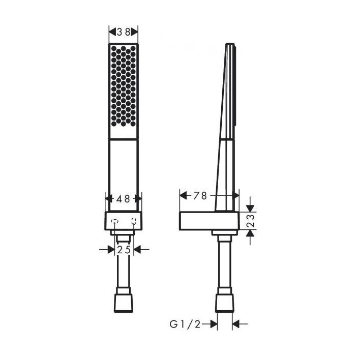 Dušas komplekts HANSGROHE Rainfinity 1jet, 26857000