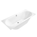Rectangular bathtub VILLEROY & BOSH Oberon 2.0 made of Quaryl material 750 x 1700 mm