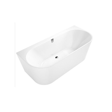 Taisnstūra vanna pie sienas VILLEROY & BOSH Oberon 2.0 no Quaryl materiāla 800 x 1800 mm