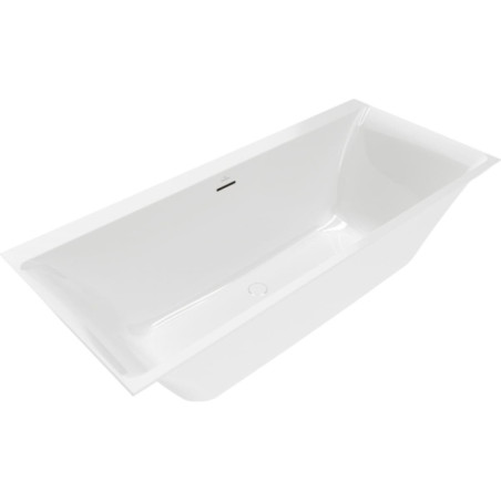Прямоугольная ванна с тихим сифоном VILLEROY & BOSH Subway 3.0 из материала Quaryl 800 x 1800 мм