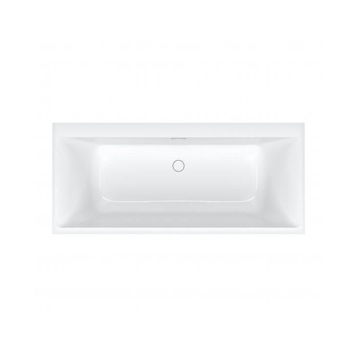 Rectangular bathtub with a silent siphon VILLEROY & BOSH Subway 3.0 made of Quaryl material 800 x 1800 mm