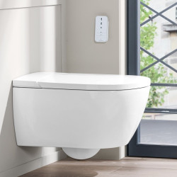 Подвесной блок с функцией биде VILLEROY & BOCH ViClean-I 100, Ceramic Plus, V0E100R1