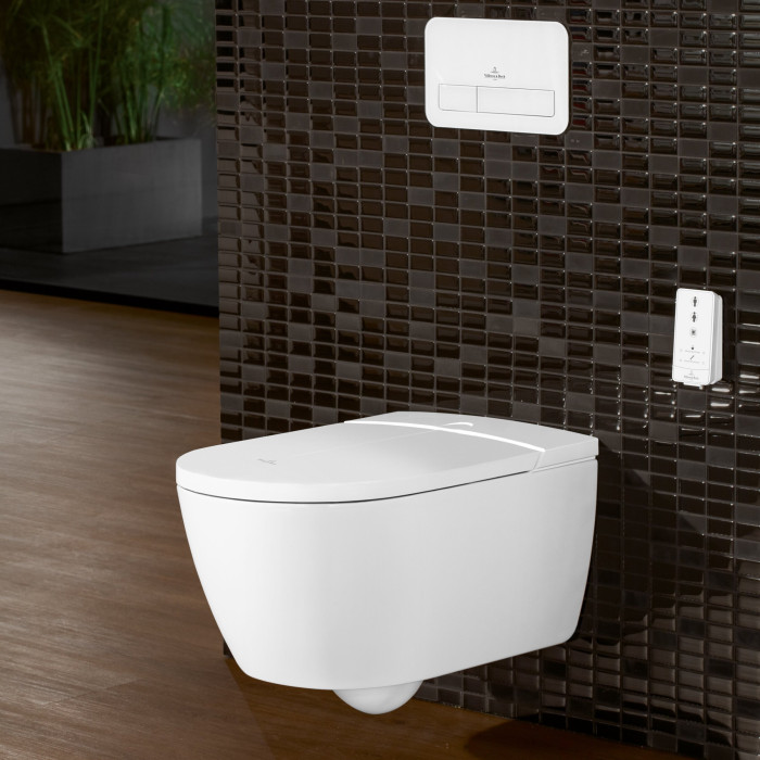 Hanging unit with bidet function VILLEROY & BOCH ViClean-I 100, Ceramic Plus, V0E100R1