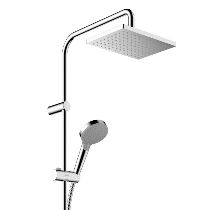 Термостатическая душевая система с изливом для ванны HANSGROHE Vernis Shape 230, 26098000