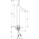 Izlietnes jaucējkrāns HANSGROHE Axor Starck 250, 10129000