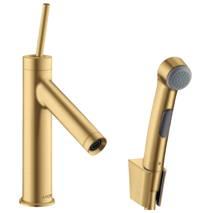 Washbasin mixer with bidet shower HANSGROHE Axor Starck 90, 10300250