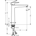 Смеситель для раковины HANSGROHE Talis E 240, 71717670