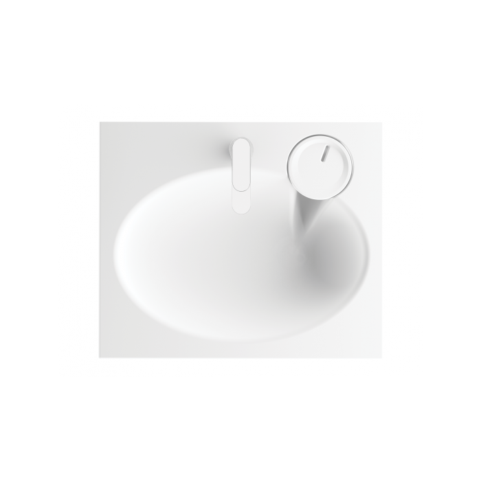 PAA Claro Mini stone resin sink 60x60 cm
