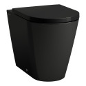 Prezentētais vienums LAUFEN Kartell Rimless ar SoftClose vāku, melns-matēts