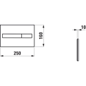 Ūdens nolaides plāksne LAUFEN LIS AW1, H8956610000001
