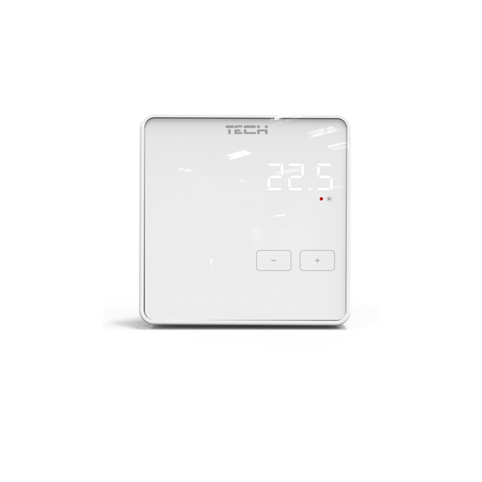 Surface-mounted non-programmable room thermostats TECH R-10z, white