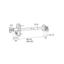 Frost-free outdoor tap GUSTAVSBERG for 30 / 400 mm thick walls