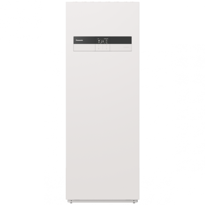 L jaunākās paaudzes siltumsūknis gaiss - ūdens 5 kW PANASONIC Aquarea ar integrētu 185 l katlu, vienfāzes