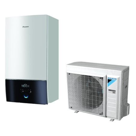 DAIKIN Altherma3 heat pump - 6.41 kW - 6 kW electric heater, ERGA04EAV3, EHBH04EA6V