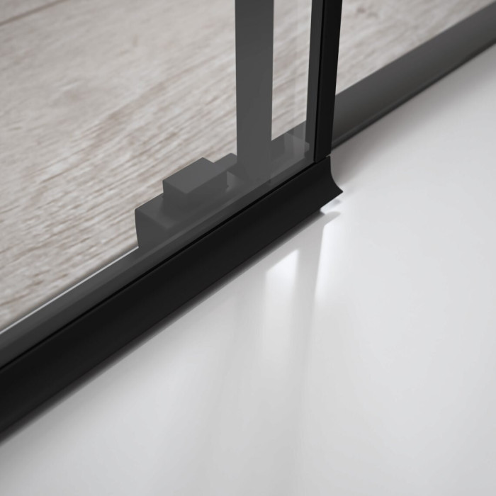Shower cabin RADAWAY Idea Black KDD Factory (Choice of various dimensions)