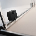 Two-part sliding shower screen RADAWAY Furo SL Black PND II