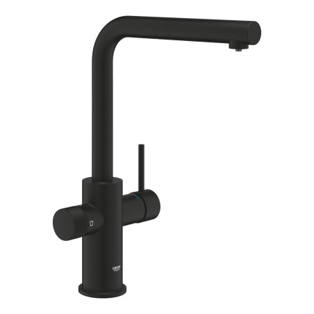 Virtuves (izlietnes) maisītājs ar izvelkamu snapu GROHE Blue Pure Minta, 30590KF0