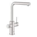 Кухонный смеситель с выдвижным изливом GROHE Blue Pure Minta, 30590DC0