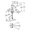 Virtuves (izlietnes) maisītājs GROHE Blue Pure Minta, 30588000